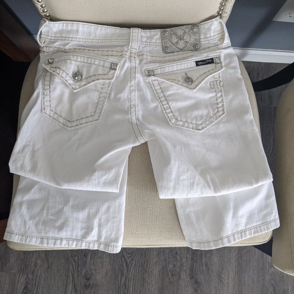 Women's Miss Me Boot cut White Jeans